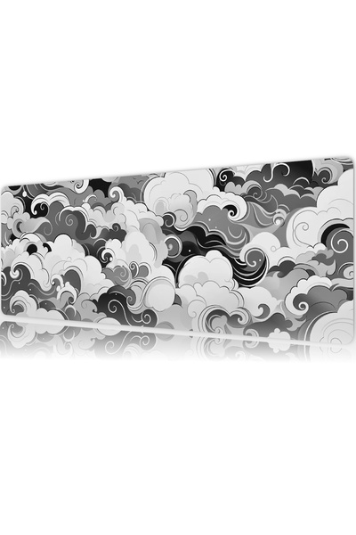 urzuva Ethereal Waves 70X30 3MM Kalınlık Premium Gaming oyuncu mousepad, Anti...