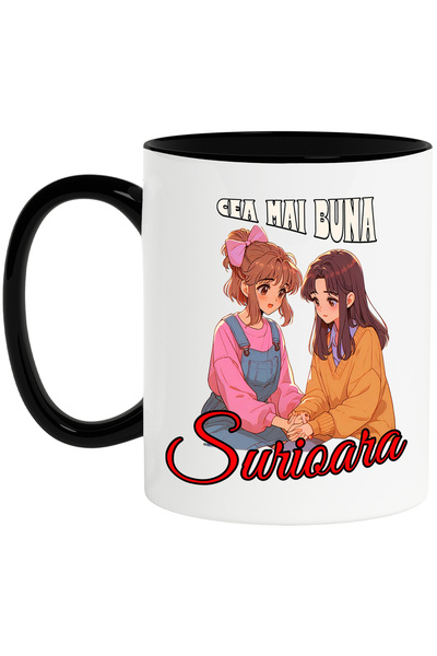 StoryGift Romania Cana Cele Mai bune Prietene Text Cea Mai Buna Surioara, Fam...