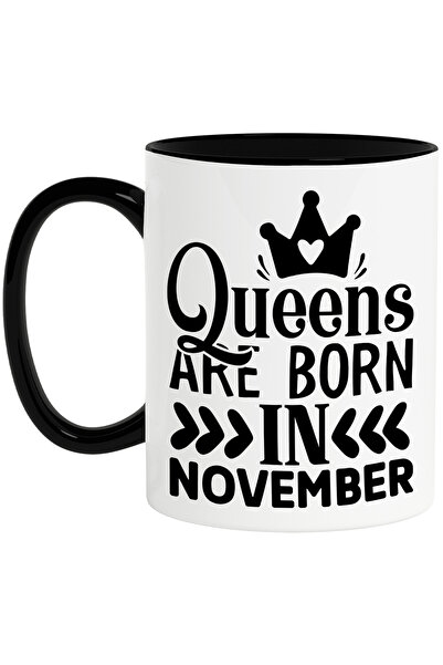 StoryGift Romania Cana cu mesajul "Reginele sunt nascute in noiembrie" - coro...
