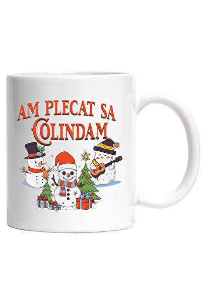 StoryGift Romania Cana am plecat sa colindam om de zapada Craciun, 330ml, Cer...