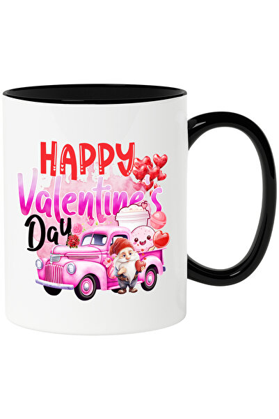 StoryGift Romania Cana cu mesajul "Happy Valentine's Day", pitic, masina, gog...