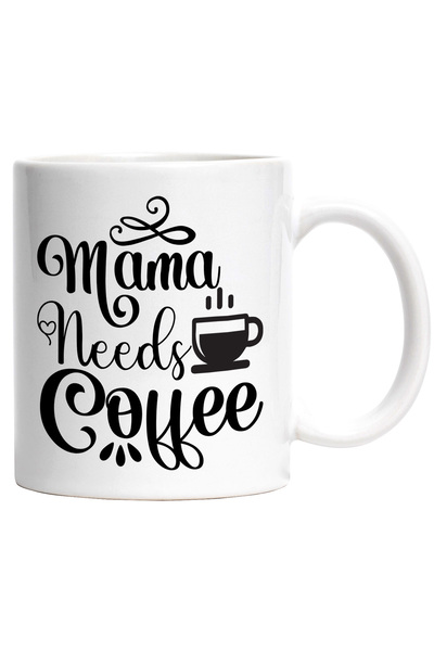 StoryGift Romania Cana cu mesajul in engleza "Mama needs coffee" - mama are n...