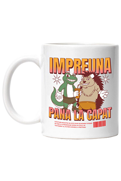 StoryGift Romania Cana Prieteni pana la capat broscuta si arici frati, 330ml,...