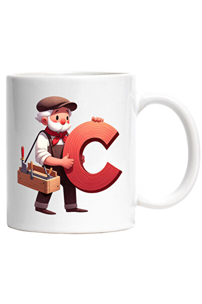 StoryGift Romania Cana cu un mester care tine litera "C' | ilustratie | trusa...