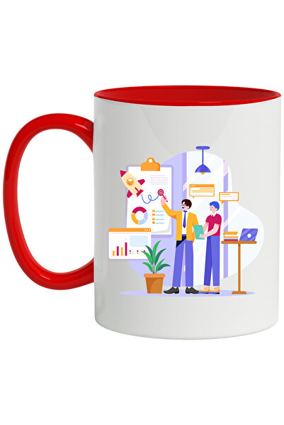 StoryGift Romania Cana Cu Racheta, Planificator, Birou, Laptop, Grafice, Mult...