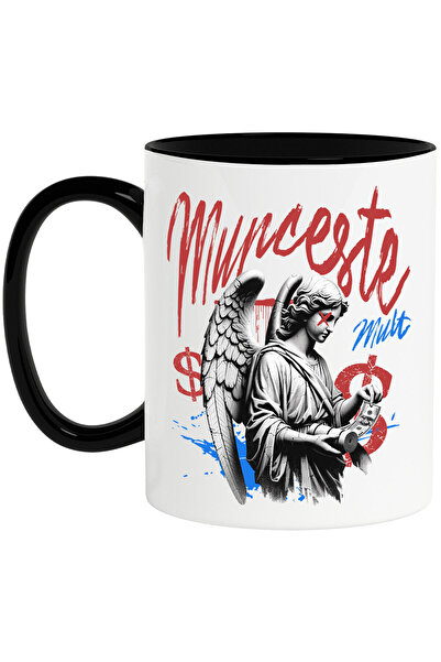 StoryGift Romania Cana cu Fata Cu aripi Inger Text Munceste Mult Motivational...