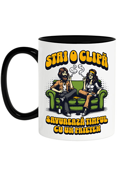 StoryGift Romania Cana Stai o clipa, savureaza timpul cu un prieten, 330ml, C...