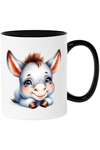 StoryGift Romania Cana cu un magarus vesel care sta intins | ochi albastri | ...
