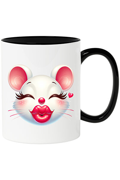 StoryGift Romania Cana cu o femela soarece care da un pupic | ilustratie | ru...