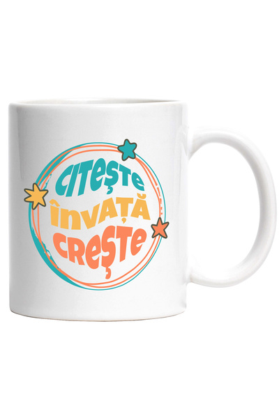 StoryGift Romania Cana Citeste, invata, Creste dezvoltare personala, 330ml, C...