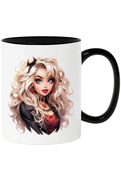 StoryGift Romania Cana cu o fata blonda | ilustratie | frumusica | inimioare ...