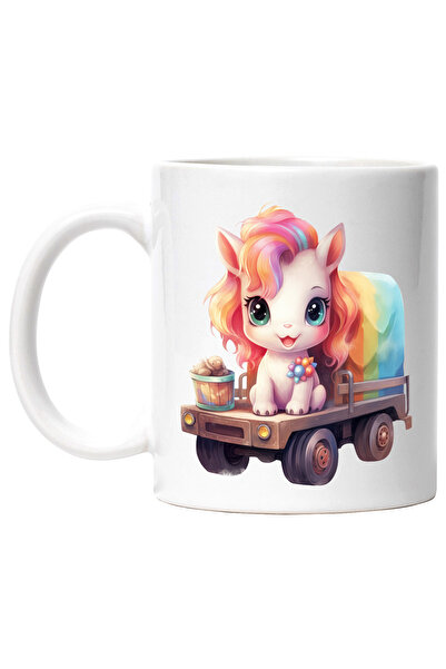 StoryGift Romania Cana cu un ponei care sta pe o masinuta | ilustratie | feri...