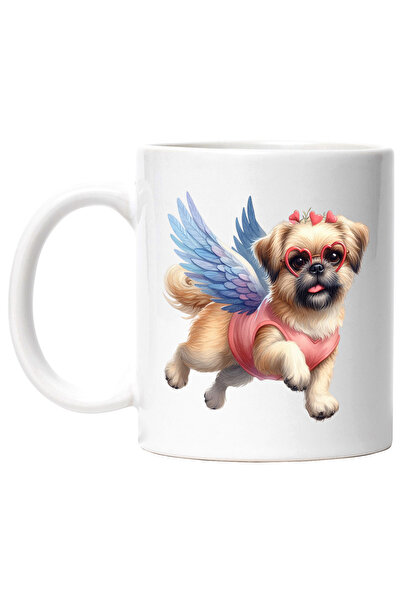 StoryGift Romania Cana cu un catelus, ilustratie, ochelari in forma de inimio...