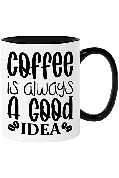 StoryGift Romania Cana cu textul "Cafeaua este intotdeauna o idee buna" - caf...