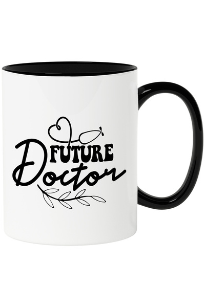 StoryGift Romania Cana cu textul in engleza "Future doctor" - viitor doctor m...