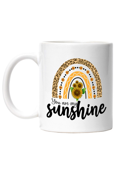 StoryGift Romania Cana cu mesajul "You are my sunshine", ilustratie, motivati...
