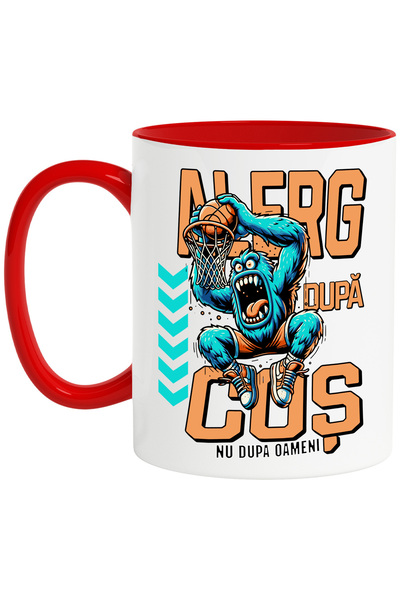 StoryGift Romania Cana MONSTRU JUCAND BASCHET IUBITORII DE BASCHET, 330ml, Ce...