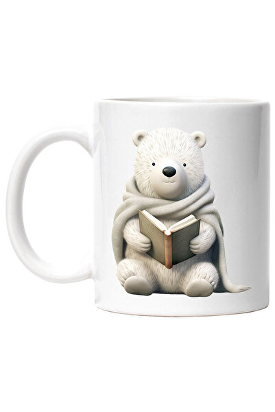 StoryGift Romania Cana cu un urs polar care citeste | ilustratie | paturica p...