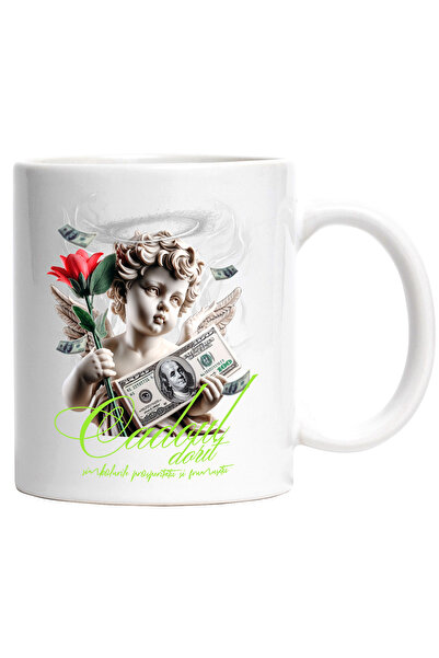 StoryGift Romania Cana Inger cu Floare si Dolari Americani - Cadoul Dorit, 33...