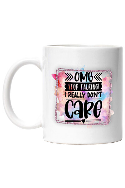 StoryGift Romania Cana cu mesajul "OMG, stop talking! I really don't care", i...