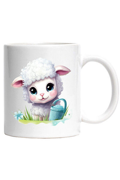 StoryGift Romania Cana cu o oita in natura | iarba | plante | verdeata | floa...