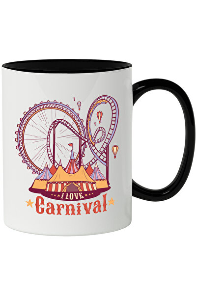 StoryGift Romania Cana Cu Mesaj In Engleza I Love Carnival, Carnavel, Circ, M...