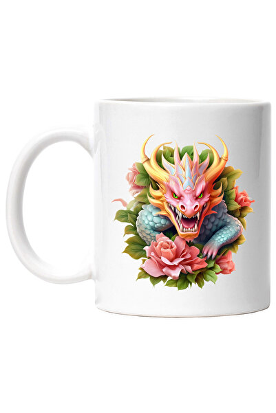 StoryGift Romania Cana cu un dragon furios, ilustratie, anul dragonului, plan...