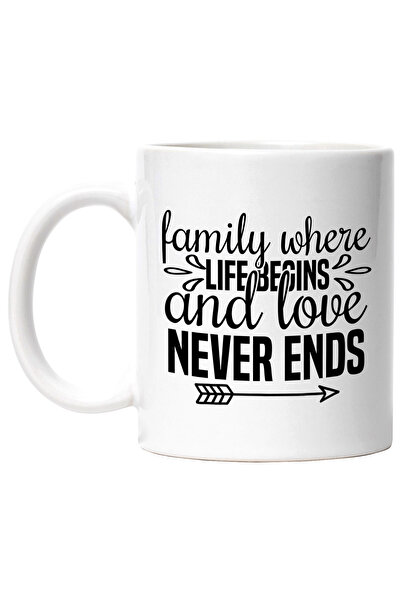 StoryGift Romania Cana cu mesaj din care reiese ca in familie incepe viata si...