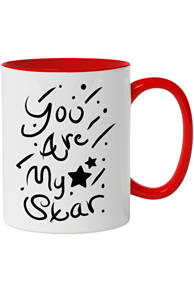 StoryGift Romania Cana Cu Mesaj In Engleza You Are My Star, Stele, Ploaie, Cu...