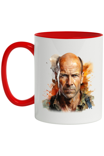 StoryGift Romania Cana Cu Merle Dixon, The Walking Dead, Personaj, Serial TV, Multicolor 330 ml, C, Cu Maner Rosu