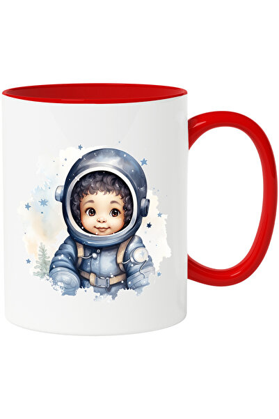 StoryGift Romania Cana cu o fetita in costum de astronaut | ilustratie | curi...