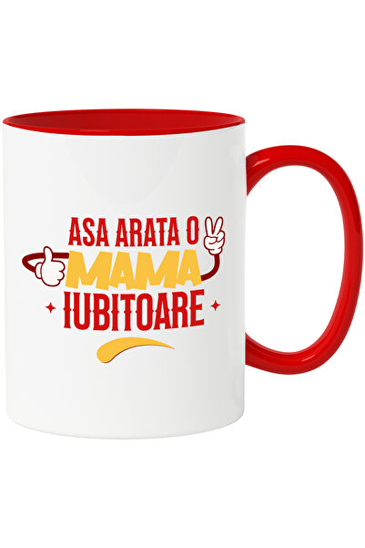 StoryGift Romania Cana cu Maini Cu Manusi Semne Vesele Text Asa Arata O Mama ...