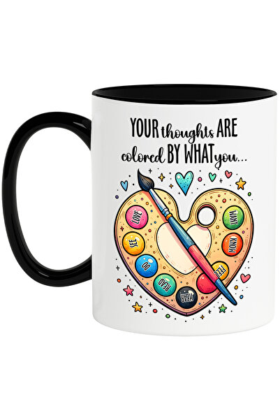 StoryGift Romania Cana cu mesajul "Your thoughts are colored by what you...",...