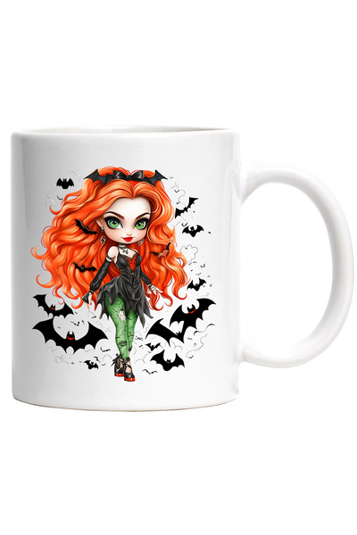 StoryGift Romania Cana cu o fata roscata | ilustratie | vrajitoare | Hallowee...