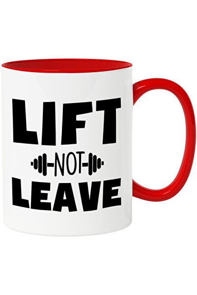 StoryGift Romania Cana cu o haltera si textul "Lift, not leave" - ridica, nu ...