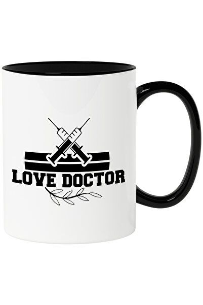 StoryGift Romania Cana cu 2 seringi si textul "Love doctor" - doctorul de iub...