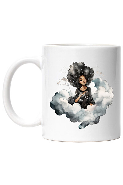 StoryGift Romania Cana cu o fata afro | ilustratie | norisori | somnoroasa | ...