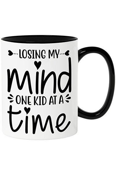 StoryGift Romania Cana cu inimioare si mesajul "Imi pierd mintile, cate un co...