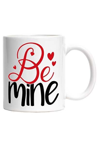 StoryGift Romania Cana cu inimioare si mesajul in engleza "Be mine" - fii a m...