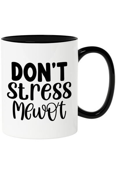 StoryGift Romania Cana cu textul "Nu ma stresa" - miauna pisica felina cu Man...