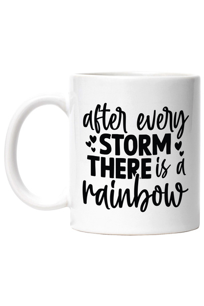 StoryGift Romania Cana cu textul "After every storm, there is a rainbow" - du...