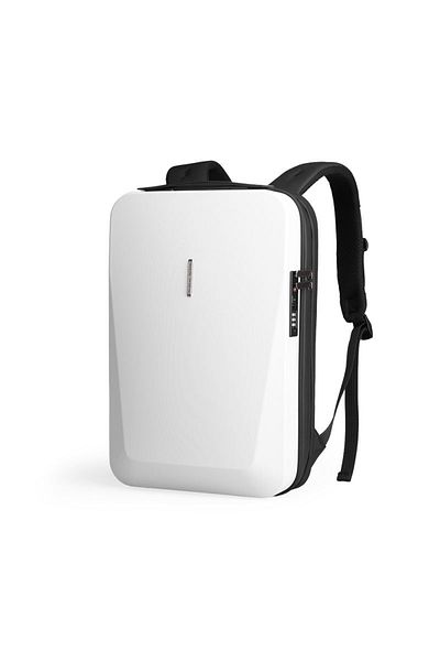 Mark Ryden Smart Men's Backpack, 17.3 Laptop, Waterproof USB and Micro USB, TSA, MR7612 White