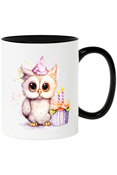 StoryGift Romania Cana cu o bufnita la aniversarea ei | ilustratie | zi de na...