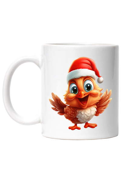 StoryGift Romania Cana cu un pui care zambeste larg | ilustratie | caciula de...