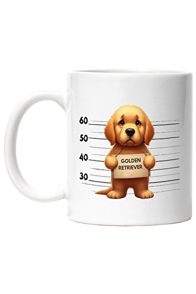 StoryGift Romania Cana cu Golden Retriever, caine, animal de companie, ilustr...