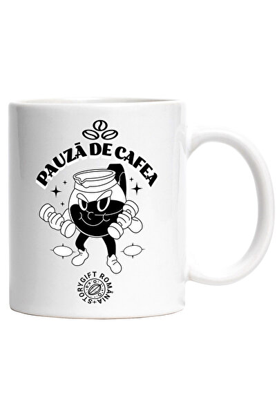 StoryGift Romania Cana Pauza de cafea cana cafea ridicand greutati , 330ml, C...