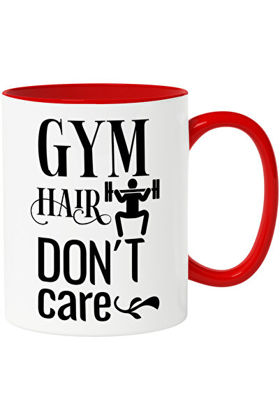 StoryGift Romania Cana pentru pasionatii de fitness cu mesajul "Gym hair don'...