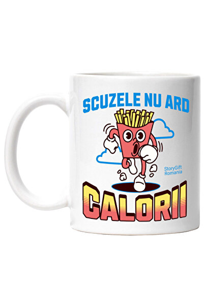 StoryGift Romania Cana cu Portie Cartofi Prajiti Alergand Cardio Fast Food Sp...