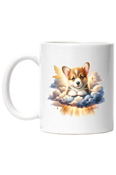 StoryGift Romania Cana cu un catelus care sta pe norisori | ilustratie | stel...