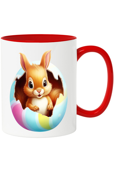 StoryGift Romania Cana cu un pui de veverita care iese dintr-un ou spart | il...